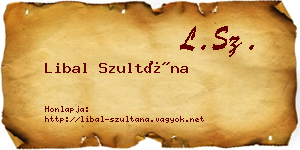 Libal Szultána névjegykártya